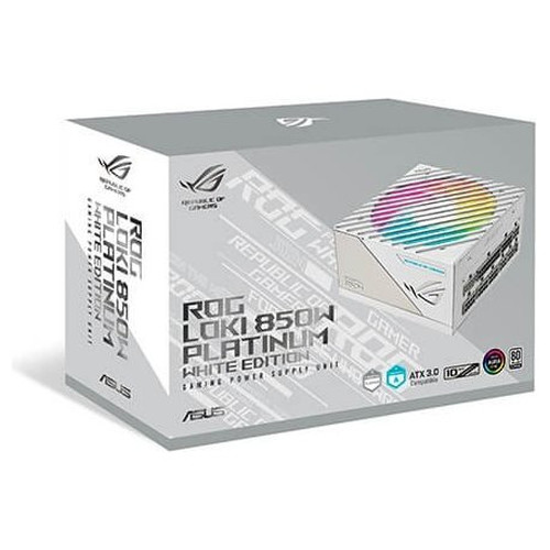 ASUS ROG Loki SFX-L 850W Platinum White unidad de fuente de alimentaci&oacute;n 24-pin ATX Blanco (Espera 4 dias)