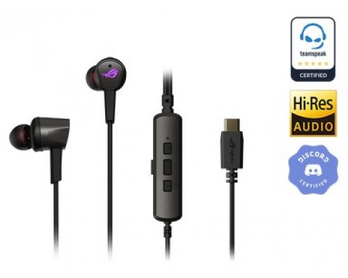 ASUS ROG CETRA II Auriculares Alámbrico Dentro de oído Juego USB Tipo C Negro (Espera 4 dias)