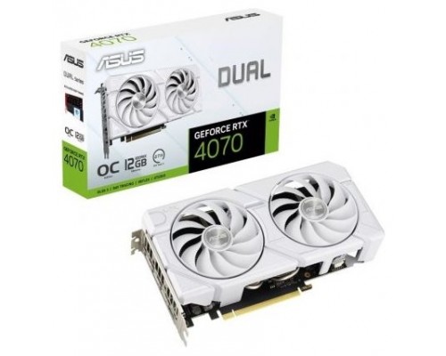 TARJETA GRAFICA ASUS RTX4070 D E WH OC12G