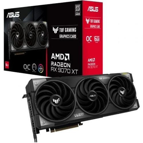 ASUS TUF Gaming TUF-RX9070XT-O16G-GAMING AMD Radeon RX 9070 XT 16 GB GDDR6 (Espera 4 dias)-SX20 ASUS TUF Gaming TUF-RX9070XT-O16G-GAMING AMD Radeon RX 9070 XT 16 GB GDDR6 (Espera 4 dias)