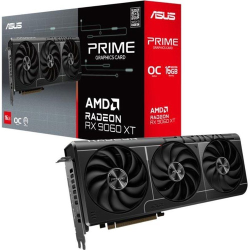 TARJETA GRAFICA ASUS PRIME RX9060XT OC 16G-DU20 TARJETA GRAFICA ASUS PRIME RX9060XT OC 16G