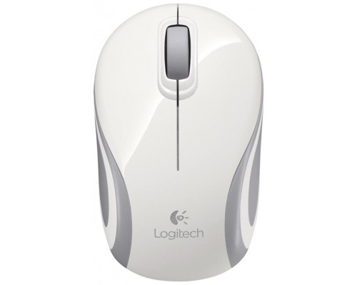 RATON LOGITECH WIRELESS M187 MINI BLANCO