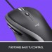 RATON LOGITECH M500S BK