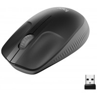 LOGITECH RATON  M190 FULL SIZE OPTICO WIIRELES INALAMBRICO GRIS OSCURO