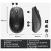 LOGITECH RATON  M190 FULL SIZE OPTICO WIIRELES INALAMBRICO GRIS OSCURO