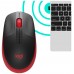 Logitech M190 es un raton inalambrico de tamano grande