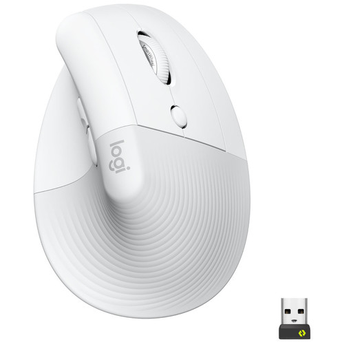 LOGITECH Raton Inalambrico 6 botones Ergonomico, Vertical, Videojuegos color Blanco crudo-IR30 LOGITECH Raton Inalambrico 6 botones Ergonomico, Vertical, Videojuegos color Blanco crudo