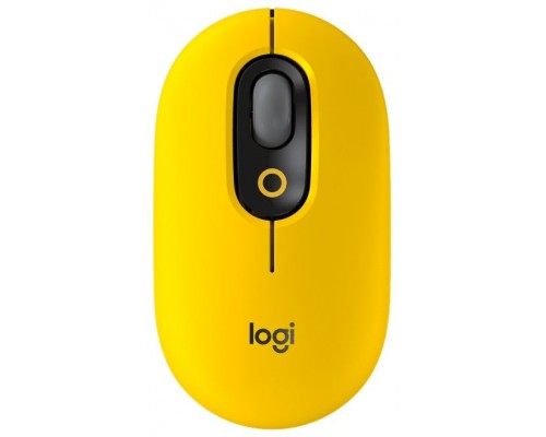 MOUSE LOGITECH POP CON EMOJI COLOR BLAST YELLOW