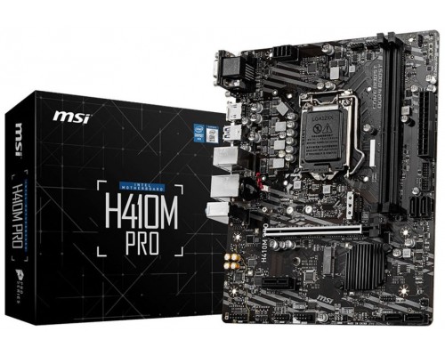 PLACA BASE MSI H410M PRO 1200 MATX 2XDDR4