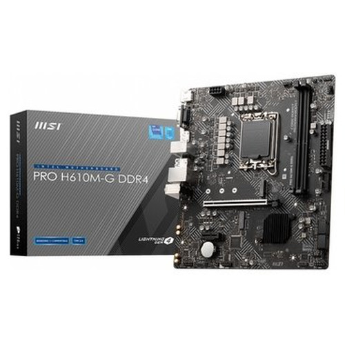 Micro-ATX, LGA1700, Intel H610, DDR4, SSD, Windows