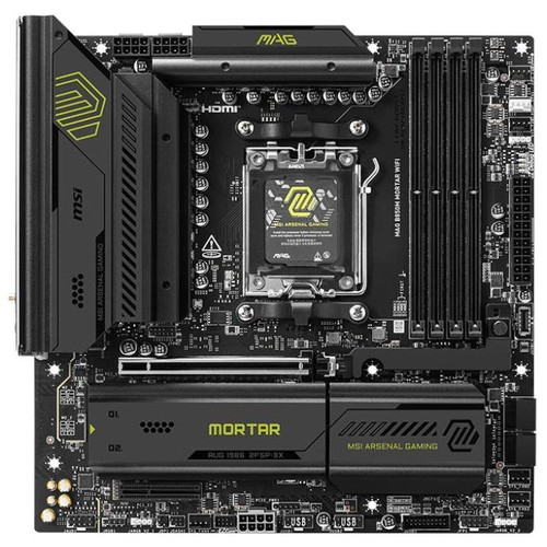 PLACA BASE MSI MAG B850M MORTAR PCI-E x16 Gen5, M.2 Gen5-SX20 PLACA BASE MSI MAG B850M MORTAR PCI-E x16 Gen5, M.2 Gen5