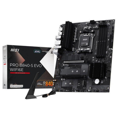 MSI Placa Base PRO B840-S EVO WIFI6E DDR5 mATX-IA20 MSI Placa Base PRO B840-S EVO WIFI6E DDR5 mATX
