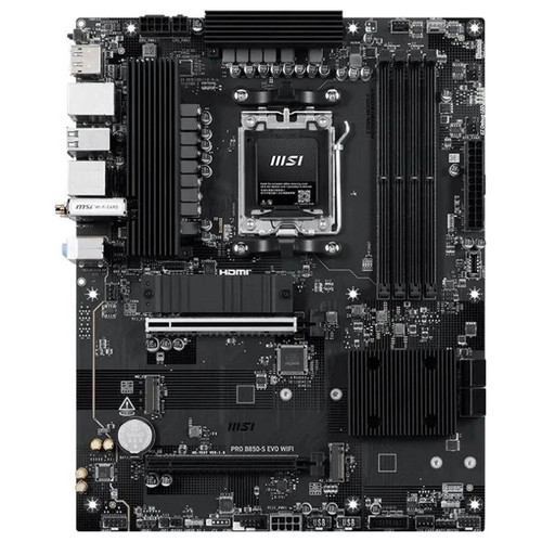 MSI Placa Base PRO B850-S EVO WIFI ATX AM5-IA20 MSI Placa Base PRO B850-S EVO WIFI ATX AM5