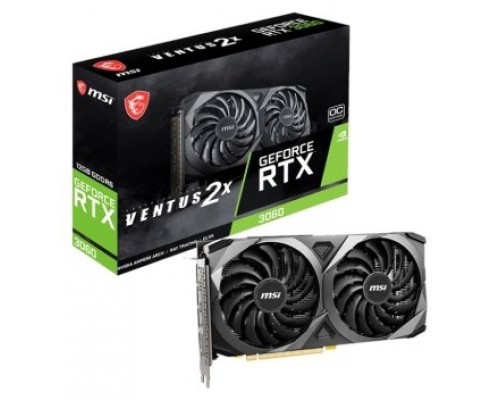 MSI GeForce RTX 3060 VENTUS 2X 12G OC NVIDIA 12 GB GDDR6 (Espera 4 dias)