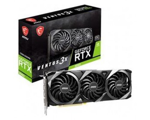 TARJETA GRAFICA MSI RTX 3060 VENTUS 3X OC 12GB GDDR6