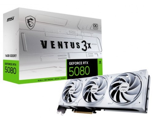 MSI VGA NVIDIA RTX 5080 16G VENTUS 3X OC WHITE DDR