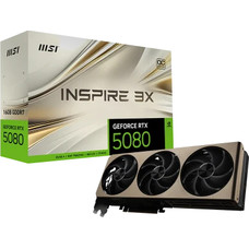 VGA MSI RTX 5080 16G INSPIRE 3X OC BLACK,RTX5080,16GB,GDDR7,256BIT,3DP+1HDMI (3 VENTILADORES) (Espera 4 dias)-SX20 VGA MSI RTX 5080 16G INSPIRE 3X OC BLACK,RTX5080,16GB,GDDR7,256BIT,3DP+1HDMI (3 VENTILADORES) (Espera 4 dias)