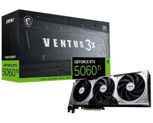 TARJETA GRAFICA MSI RTX 5060 TI 16G VENTUS 3X OC