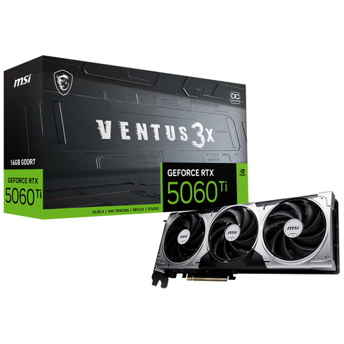 MSI VGA NVIDIA RTX 5060 Ti 16G VENTUS 3X OC-IA20 MSI VGA NVIDIA RTX 5060 Ti 16G VENTUS 3X OC
