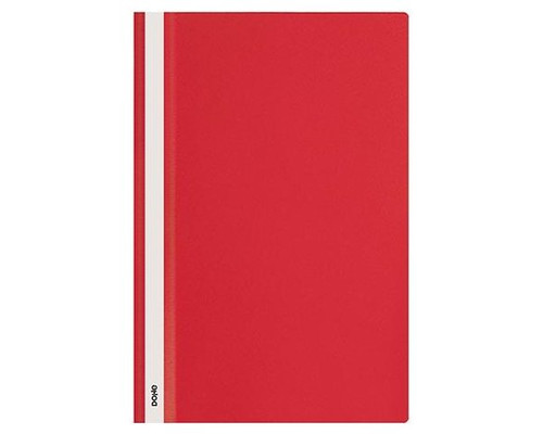 DOHE Dossiers fastener PP lomo personalizable A4 rojo
