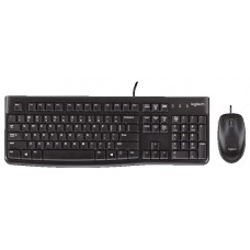 Pack Teclado Y Mouse Logitech Mk120 Frances Con Cable