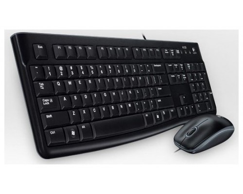 TECLADO Y MOUSE LOGITECH MK120 "ALEMAN"