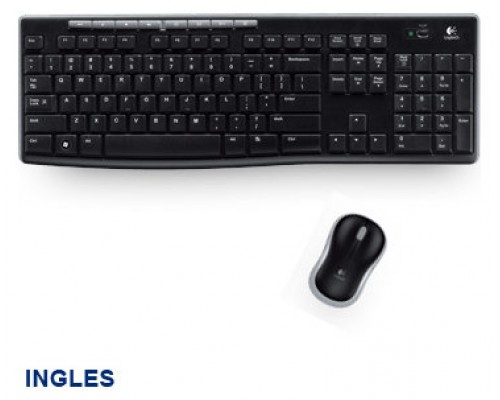 Teclado Logitech Mk270 Ingles Internacional