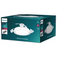 PHILIPS Ventilador techo Luz Bliss DC 28w Blanco