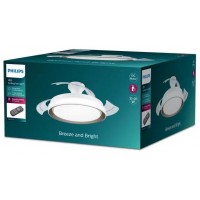 PHILIPS Ventilador techo Luz Bliss DC 28w Gold