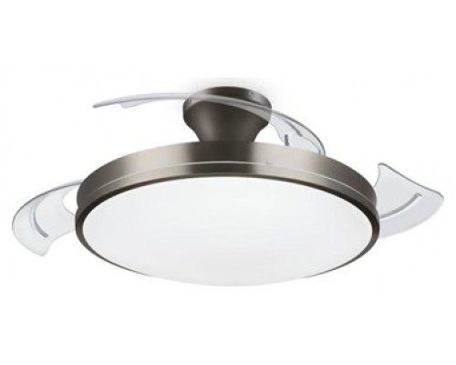 PHILIPS Ventilador techo Luz Bliss DC 28w Nickel