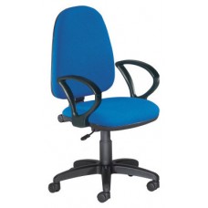 SILLA OPERATIVA TAPIZADA TELA AZUL CON APOYABRAZOS ROCADA RD930/3+956 (Espera 4 dias)