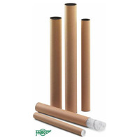 FAIBO Tubo carton con tapa plastico 640x80mm