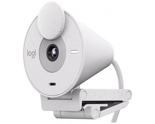 LOGITECH Webcam BRIO 300 FHD USB-C Blanco crudo