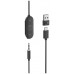 Headset Logitech Zone Wired Earbuds Graphite Usb