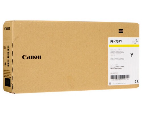 Canon IPF 830 Cartucho Amarillo PFI-707