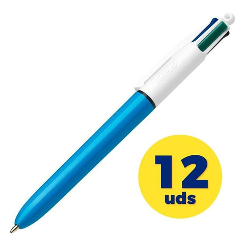BIC Boligrafo 4 colores punta media-IR50 BIC Boligrafo 4 colores punta media