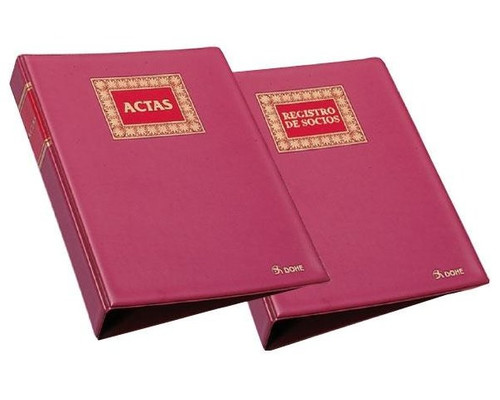 DOHE Libro actas hojas moviles 100h recambiables A4-IR25 DOHE Libro actas hojas moviles 100h recambiables A4