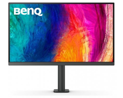 BENQ MONITOR PD2705UA (9H.LKDLA.TPE) 27" LED PANORÁMICO, PANEL IPS, 3840X2160 UHD 16:9, 5MS GTG, 350CD HDR MODE) 1200:1, ANGULO 178/178, TAMAÑO PÍXEL 0,155, ALTAVOCES, HDMI 2.0, DP 1.4, USB-C, USB 3.2, USB TYPE B (Espera 4 dias)