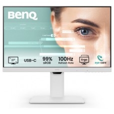 MONITOR BENQ GW2786TC 27” IPS 1080P, FHD, USB-C (65W),  100HZ, EYE-CARE, ERGONÓMICO, HUB USB,  99% SRGB, HDMI, DP, TÜV, BLANCO (Espera 4 dias)