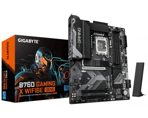 PLACA BASE GIGABYTE B760M G X WF6E 1700 ATX WiFi 6E PCIe 4.0 RGB 4XDDR5