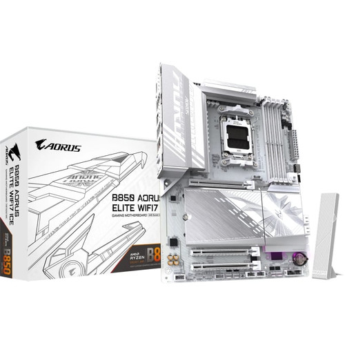 PLACA BASE GIGABYTE B850 A ELITE WF7 ICE-DU20 PLACA BASE GIGABYTE B850 A ELITE WF7 ICE