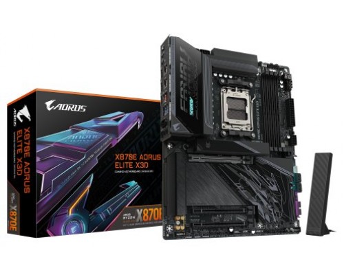 PLACA GIGABYTE X870 AORUS ELITE X,AMD,AM5,X870,4DDR5,256GB,1HDMI+2USB4,2SATA6+2M.2,5GBLAN+WIFI7+BT5.4,10USB3.2,ATX (Espera 4 dias)