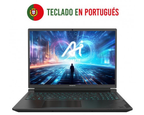 PORTATIL GIGABYTE G6X 9KG-43PT854SD I7-136250HX 4060 16GB DDR5 1TB 16" DOS