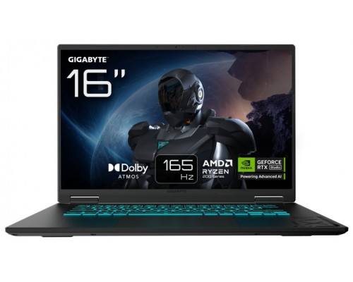PORTATIL GIGABYTE GAMING A16 3WHK3ES864SD R7-260 32GB 1TB RTX5070 16" FreeDOS