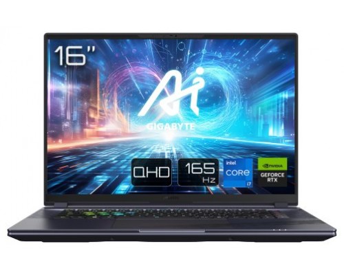 GIGABYTE AORUS 16X ASG 2024 - 16 pulgadas, 165Hz QHD, Intel Core i7-14650HX, NVIDIA GeForce RTX 4070 GPU, 16GB DDR5 5600MHz, 1x 1TB Gen4 SSD, Windows 11 Home, 2 a&ntilde;os de garant&iacute;a, Dolby Atmos, AORUS 16X ASG-53FRC54SH (Espera 4 dias)