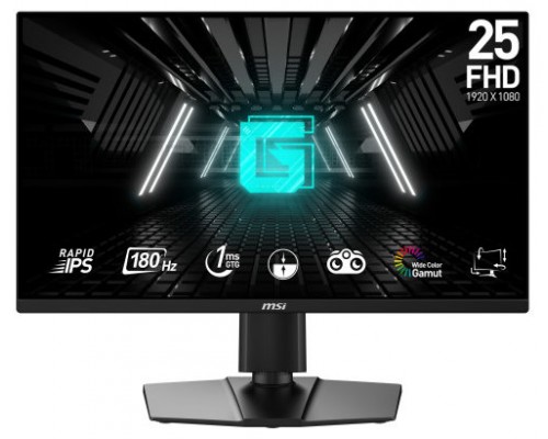 MSI G255PF E2 pantalla para PC 62,2 cm (24.5") 1920 x 1080 Pixeles Full HD LCD Negro (Espera 4 dias)