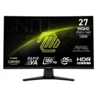 MSI MONITOR MAG 274CQF. 27" RAPID VA CURVO 1500R. 2560X1440 . 180HZ. NEGRO (Espera 4 dias)