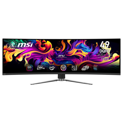 MSI MPG 491CQP QD-OLED pantalla para PC 124,5 cm (49") 5120 x 1440 Pixeles DQHD QDOLED Negro (Espera 4 dias)-SX18 MSI MPG 491CQP QD-OLED pantalla para PC 124,5 cm (49") 5120 x 1440 Pixeles DQHD QDOLED Negro (Espera 4 dias)