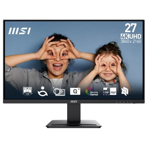 MSI MP273U Monitor 27" IPS 4K 2xHDMI DP MM-IA18 MSI MP273U Monitor 27" IPS 4K 2xHDMI DP MM