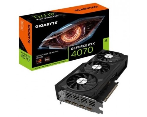 TARJETA GRAFICA GIGABYTE RTX4070 WIN OC V2 12G